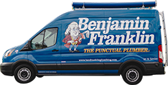 Benjamin Franklin Plumbing Truck in Pensacola